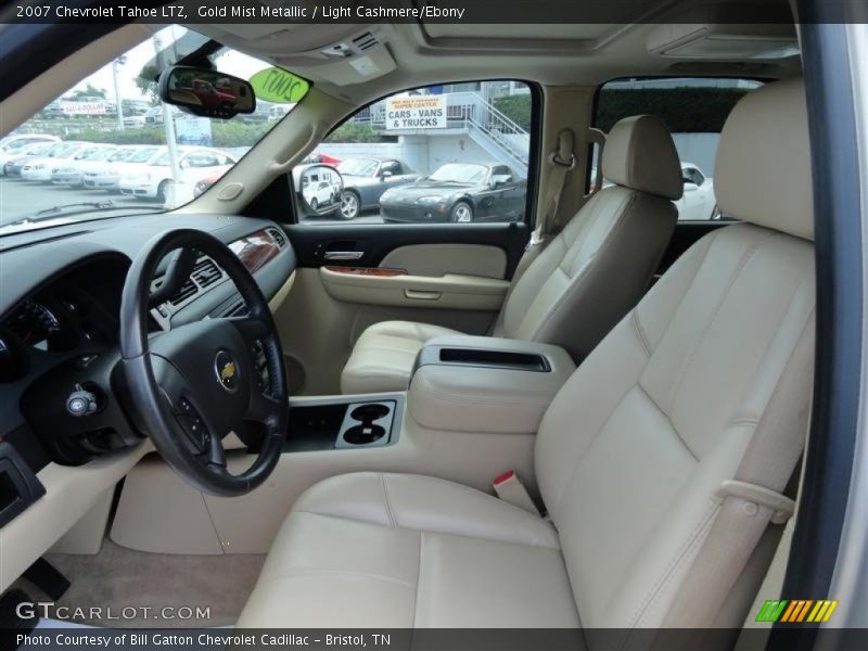 Gold Mist Metallic / Light Cashmere/Ebony 2007 Chevrolet Tahoe LTZ