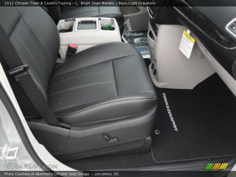  2012 Town & Country Touring - L Black/Light Graystone Interior