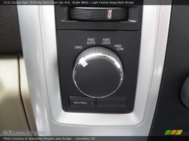 Controls of 2012 Ram 1500 Big Horn Crew Cab 4x4