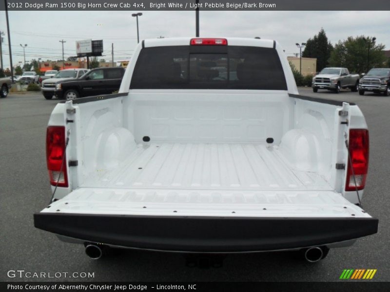 Bright White / Light Pebble Beige/Bark Brown 2012 Dodge Ram 1500 Big Horn Crew Cab 4x4