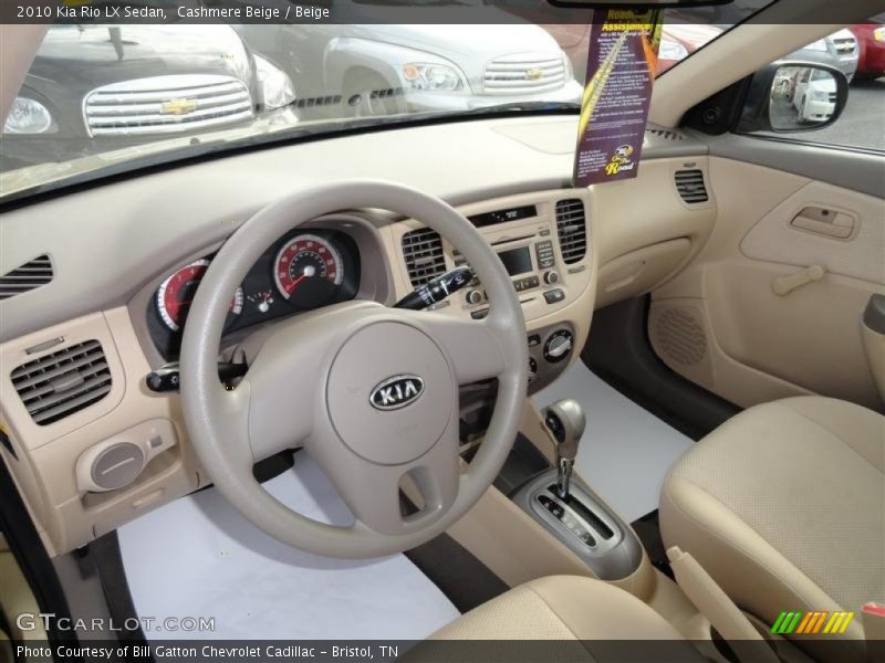 Cashmere Beige / Beige 2010 Kia Rio LX Sedan
