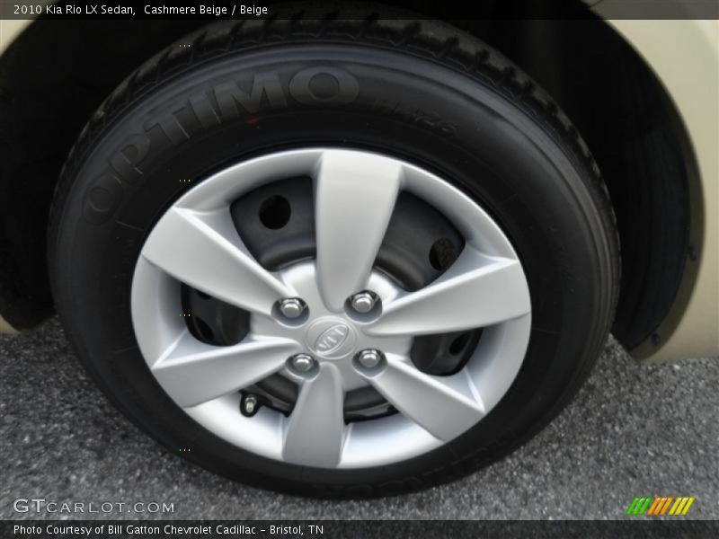 Cashmere Beige / Beige 2010 Kia Rio LX Sedan