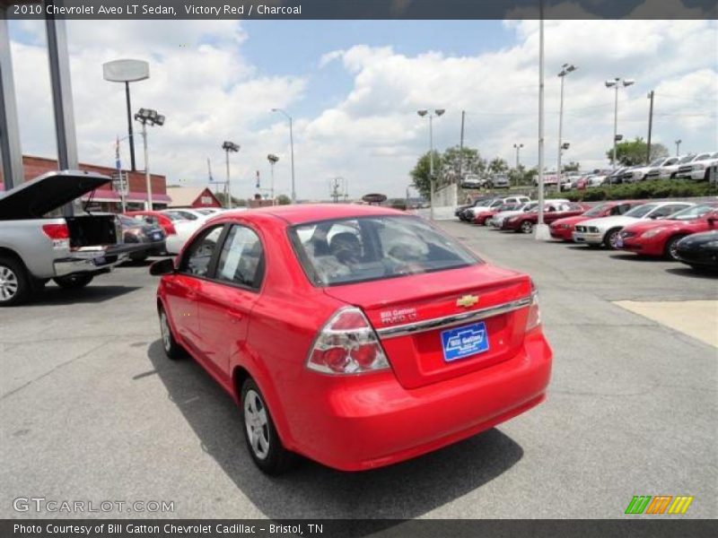 Victory Red / Charcoal 2010 Chevrolet Aveo LT Sedan