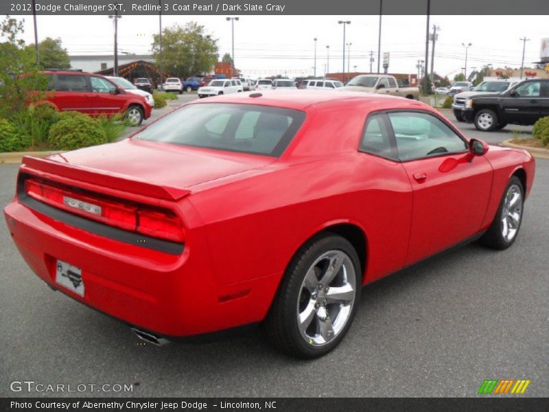 Redline 3 Coat Pearl / Dark Slate Gray 2012 Dodge Challenger SXT