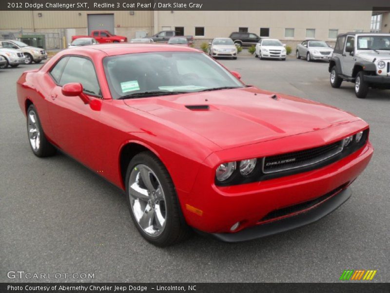 Redline 3 Coat Pearl / Dark Slate Gray 2012 Dodge Challenger SXT