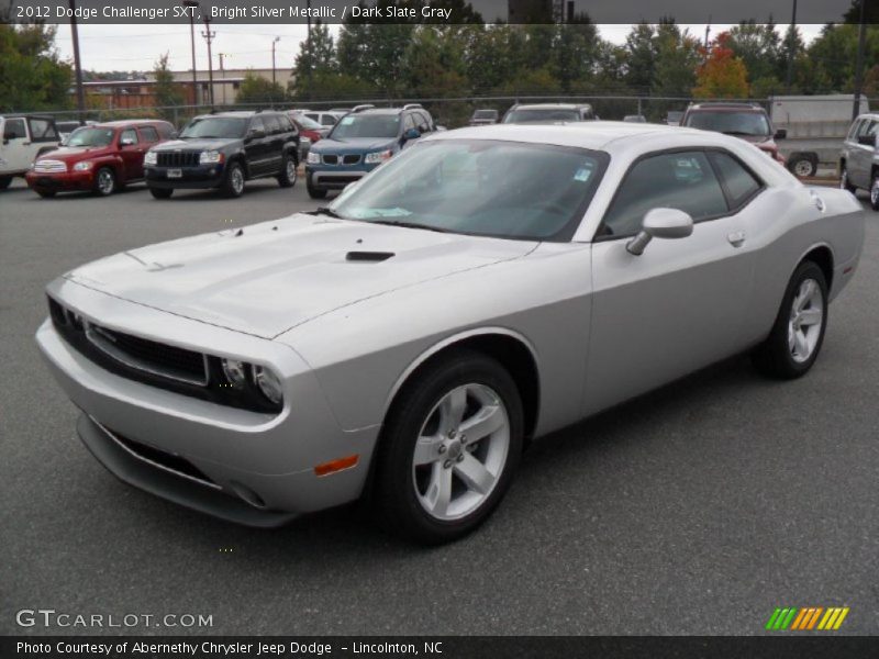 Bright Silver Metallic / Dark Slate Gray 2012 Dodge Challenger SXT