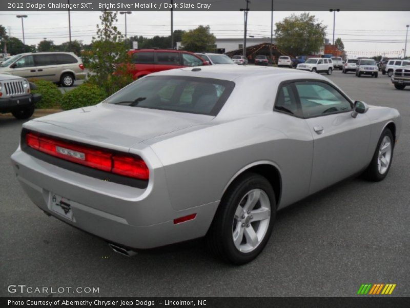 Bright Silver Metallic / Dark Slate Gray 2012 Dodge Challenger SXT