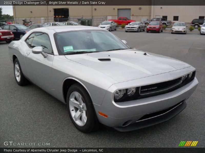 Bright Silver Metallic / Dark Slate Gray 2012 Dodge Challenger SXT