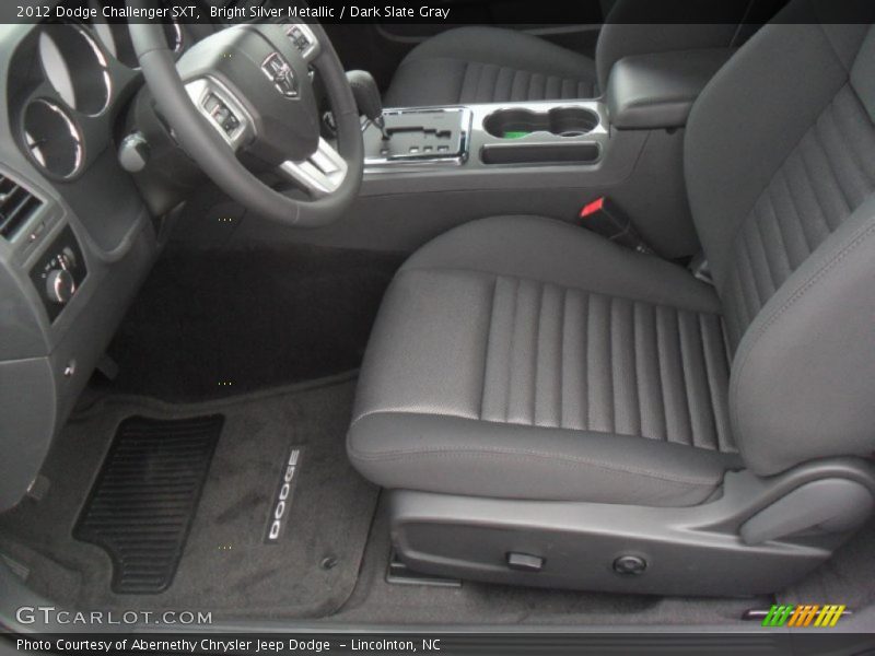 Bright Silver Metallic / Dark Slate Gray 2012 Dodge Challenger SXT