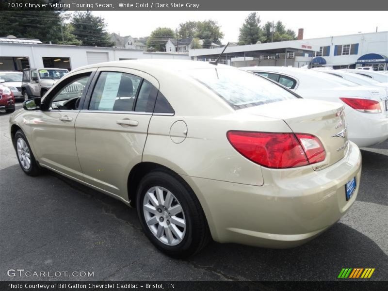 White Gold / Dark Slate Gray 2010 Chrysler Sebring Touring Sedan