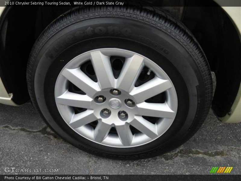 White Gold / Dark Slate Gray 2010 Chrysler Sebring Touring Sedan