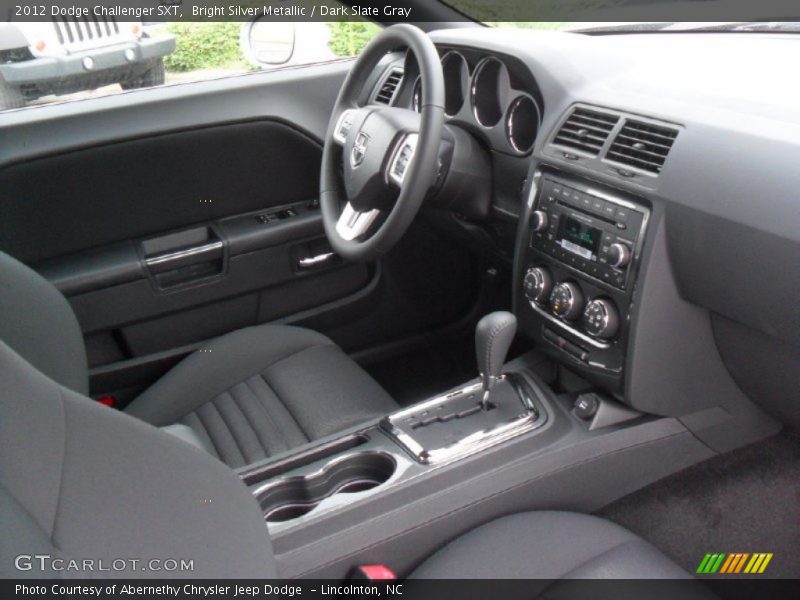 Bright Silver Metallic / Dark Slate Gray 2012 Dodge Challenger SXT