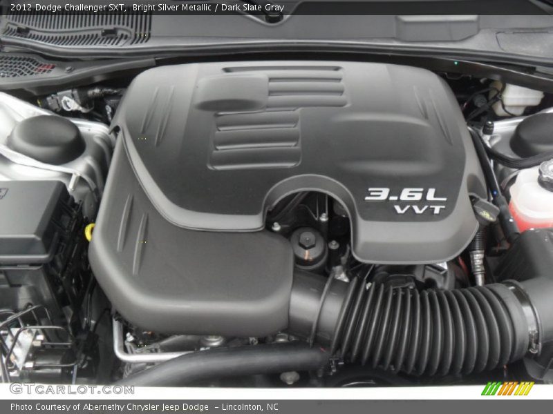 Bright Silver Metallic / Dark Slate Gray 2012 Dodge Challenger SXT