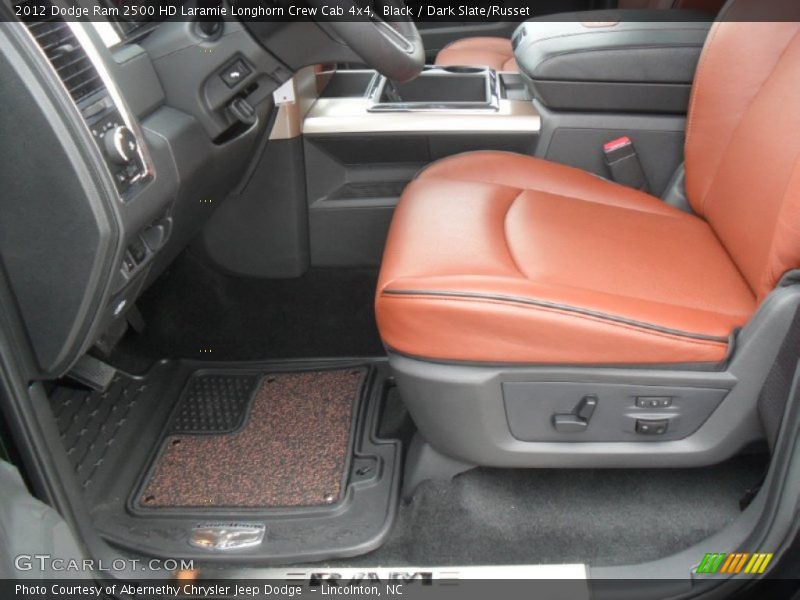  2012 Ram 2500 HD Laramie Longhorn Crew Cab 4x4 Dark Slate/Russet Interior