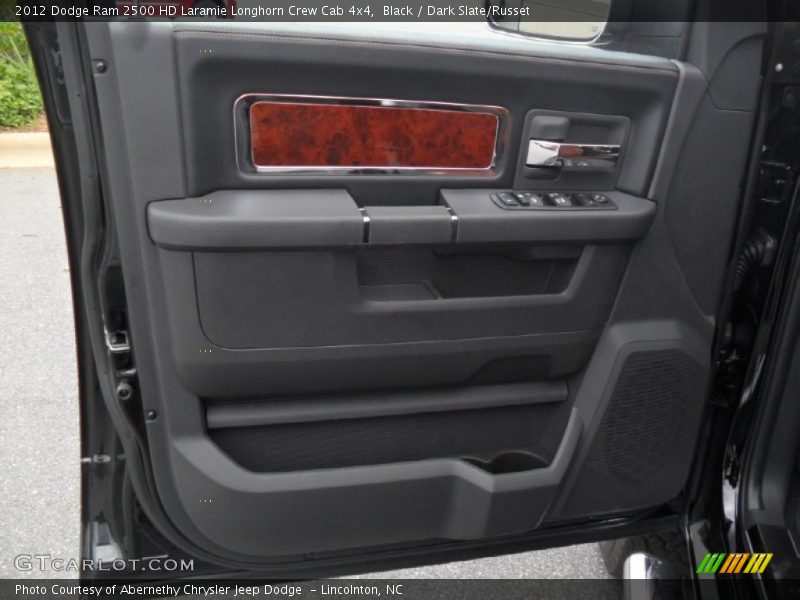 Door Panel of 2012 Ram 2500 HD Laramie Longhorn Crew Cab 4x4
