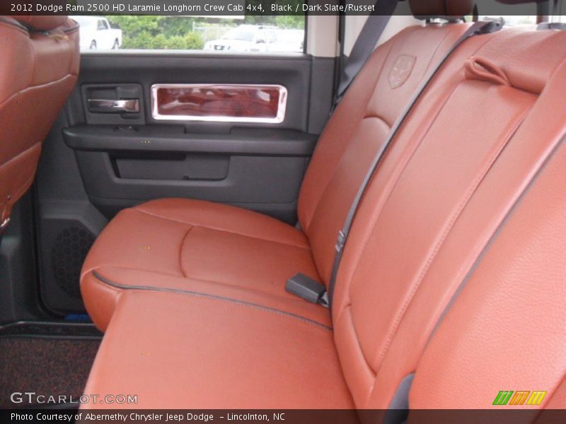  2012 Ram 2500 HD Laramie Longhorn Crew Cab 4x4 Dark Slate/Russet Interior