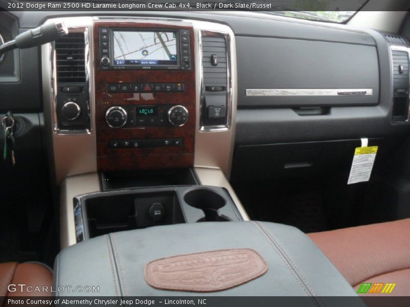 Dashboard of 2012 Ram 2500 HD Laramie Longhorn Crew Cab 4x4