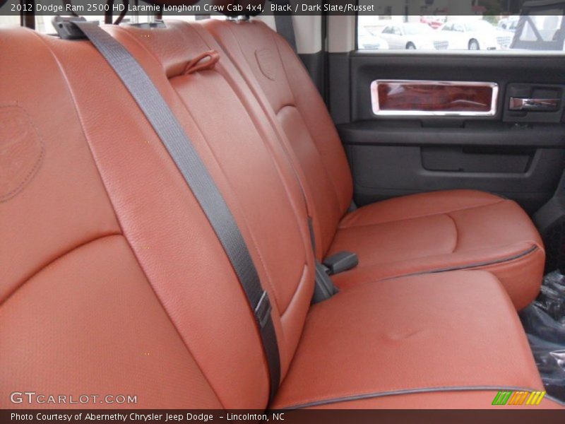  2012 Ram 2500 HD Laramie Longhorn Crew Cab 4x4 Dark Slate/Russet Interior