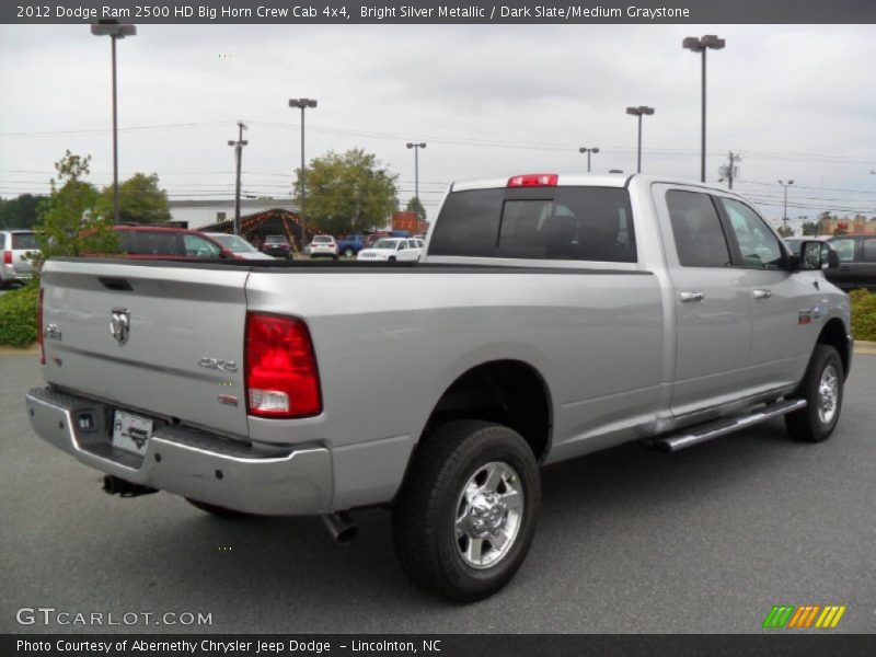 Bright Silver Metallic / Dark Slate/Medium Graystone 2012 Dodge Ram 2500 HD Big Horn Crew Cab 4x4