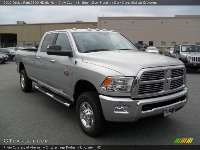 Bright Silver Metallic / Dark Slate/Medium Graystone 2012 Dodge Ram 2500 HD Big Horn Crew Cab 4x4