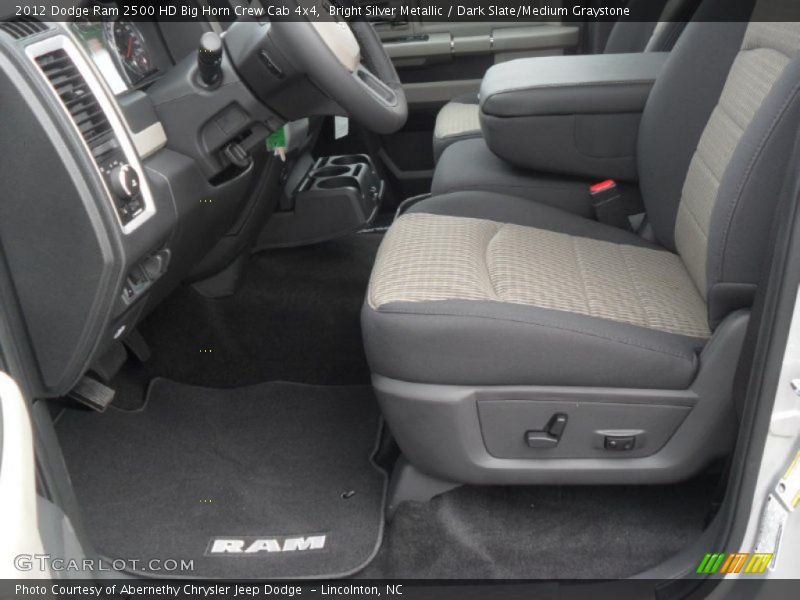 Bright Silver Metallic / Dark Slate/Medium Graystone 2012 Dodge Ram 2500 HD Big Horn Crew Cab 4x4