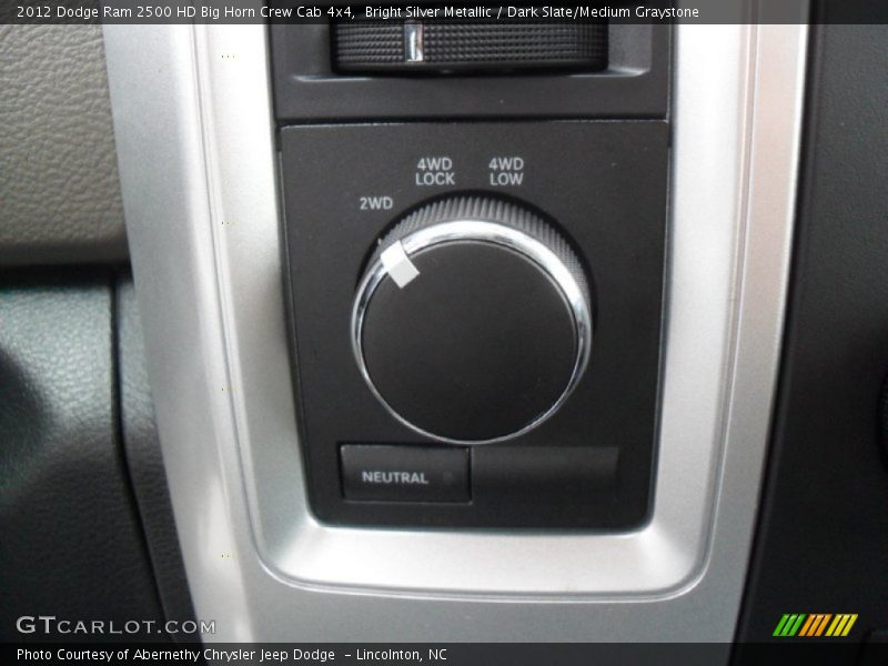 Controls of 2012 Ram 2500 HD Big Horn Crew Cab 4x4