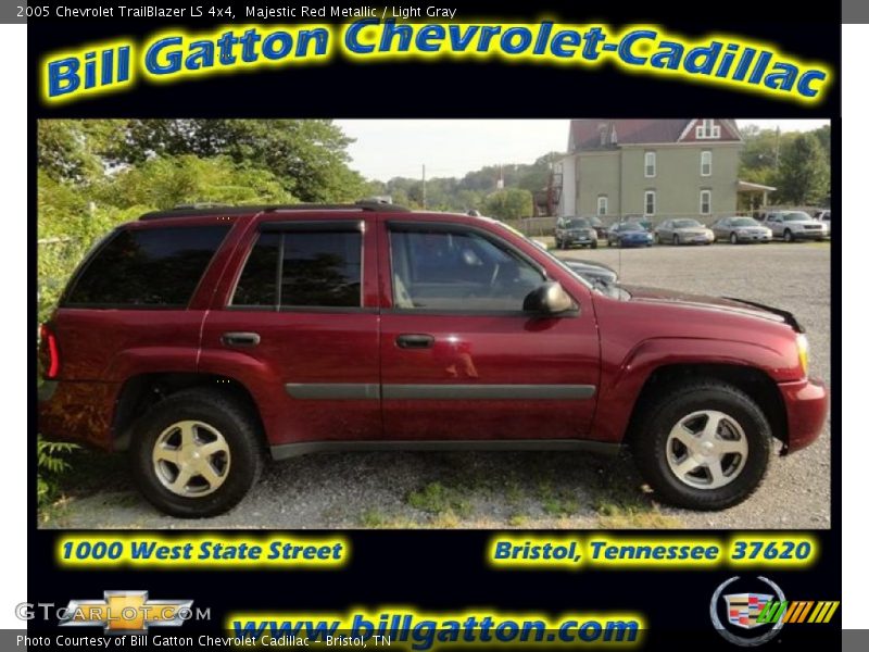 Majestic Red Metallic / Light Gray 2005 Chevrolet TrailBlazer LS 4x4