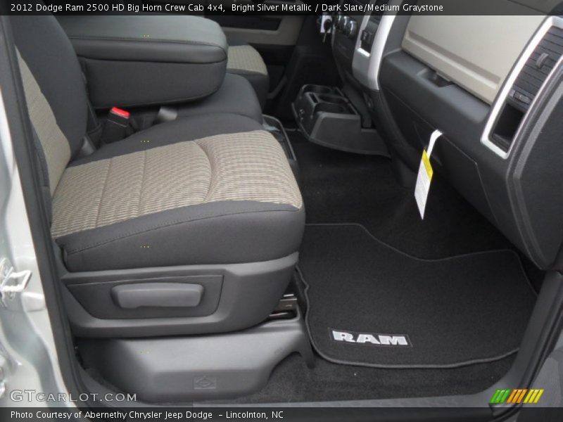 Bright Silver Metallic / Dark Slate/Medium Graystone 2012 Dodge Ram 2500 HD Big Horn Crew Cab 4x4