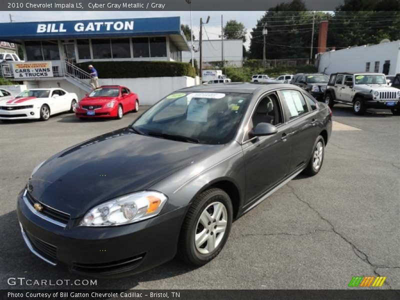 Cyber Gray Metallic / Gray 2010 Chevrolet Impala LS