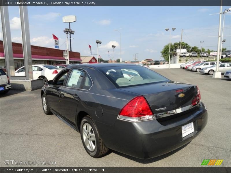 Cyber Gray Metallic / Gray 2010 Chevrolet Impala LS