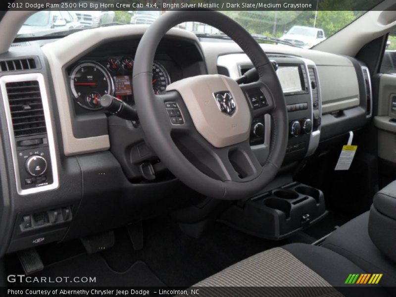  2012 Ram 2500 HD Big Horn Crew Cab 4x4 Dark Slate/Medium Graystone Interior