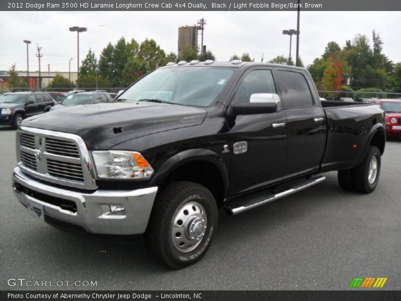  2012 Ram 3500 HD Laramie Longhorn Crew Cab 4x4 Dually Black