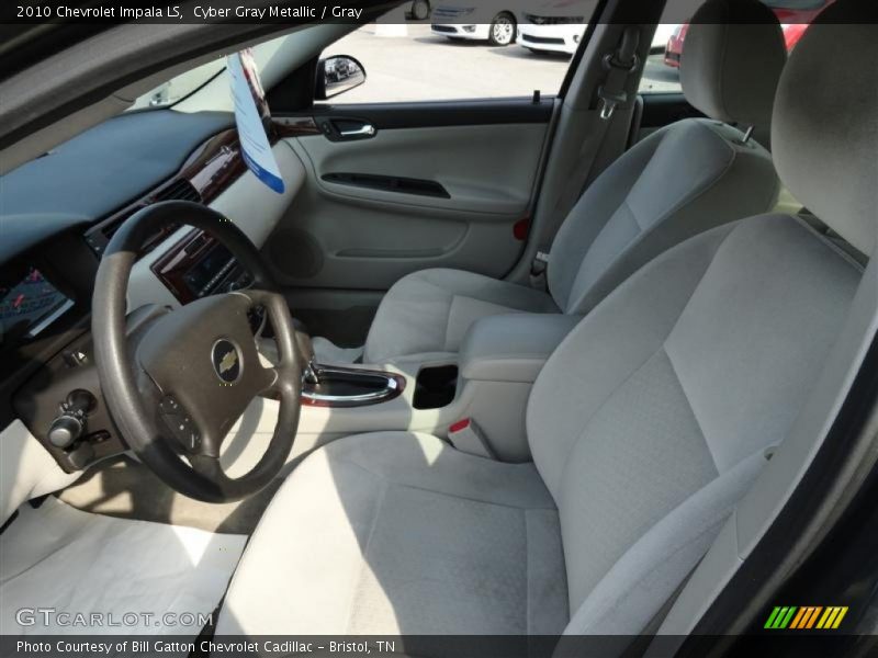 Cyber Gray Metallic / Gray 2010 Chevrolet Impala LS