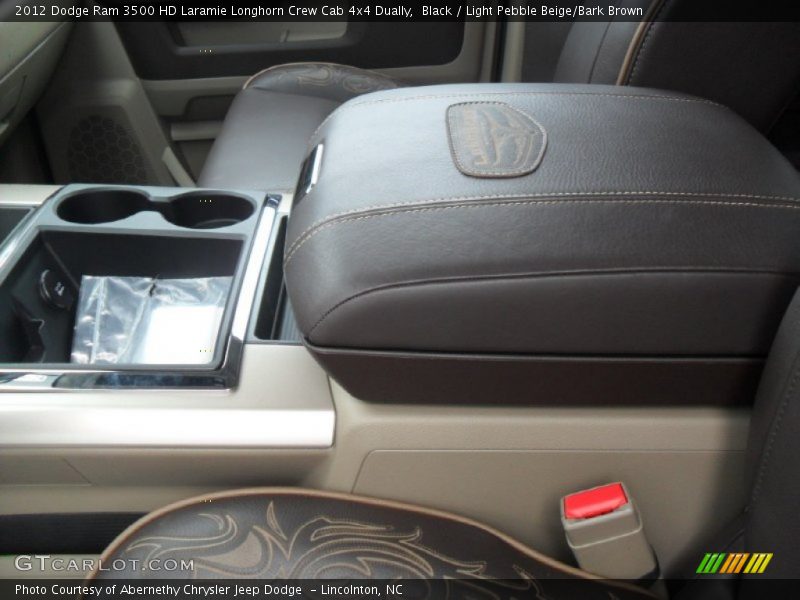 Black / Light Pebble Beige/Bark Brown 2012 Dodge Ram 3500 HD Laramie Longhorn Crew Cab 4x4 Dually