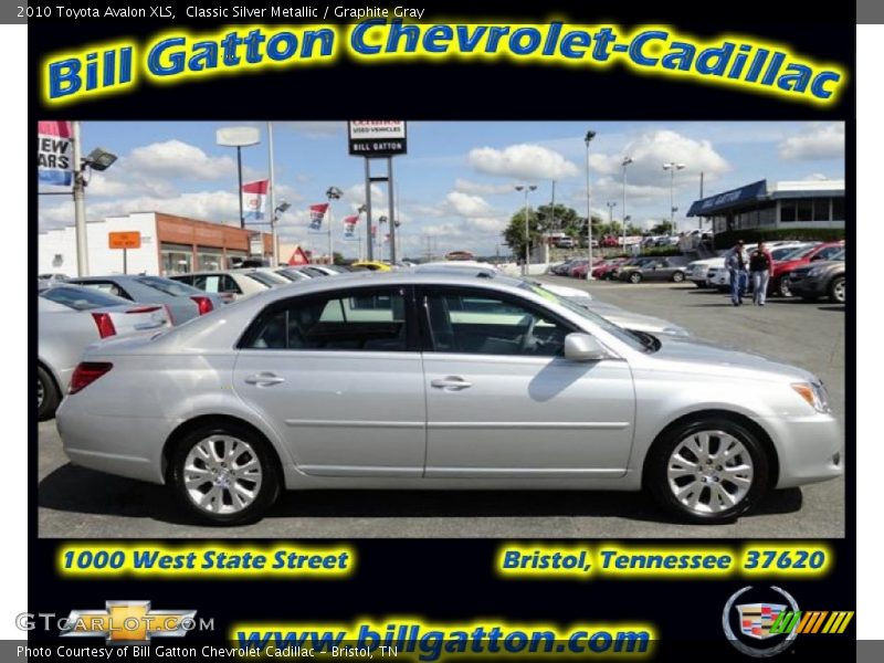 Classic Silver Metallic / Graphite Gray 2010 Toyota Avalon XLS