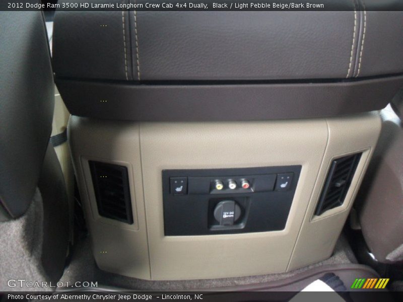 Black / Light Pebble Beige/Bark Brown 2012 Dodge Ram 3500 HD Laramie Longhorn Crew Cab 4x4 Dually