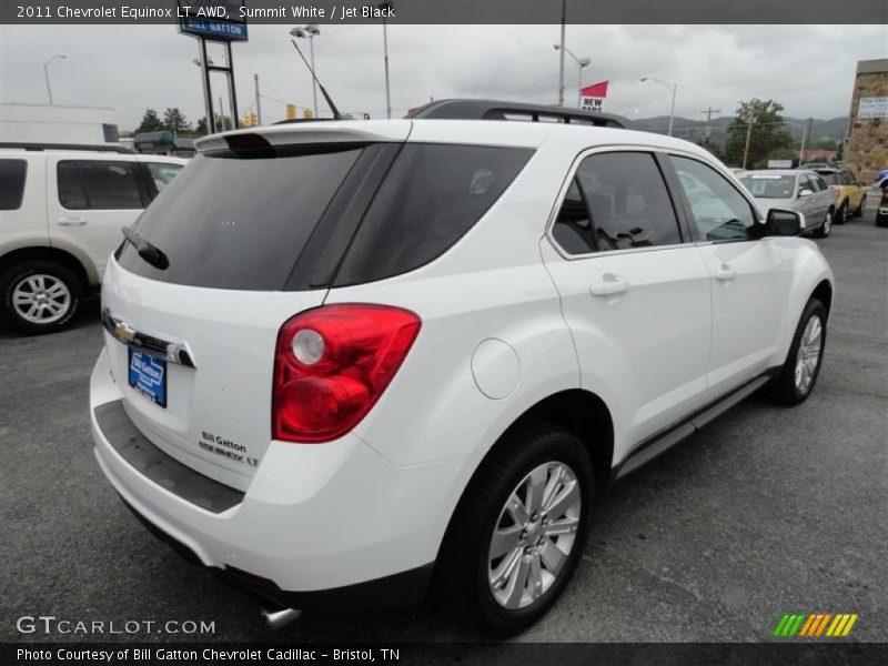 Summit White / Jet Black 2011 Chevrolet Equinox LT AWD