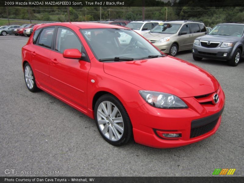 Front 3/4 View of 2009 MAZDA3 MAZDASPEED3 Sport