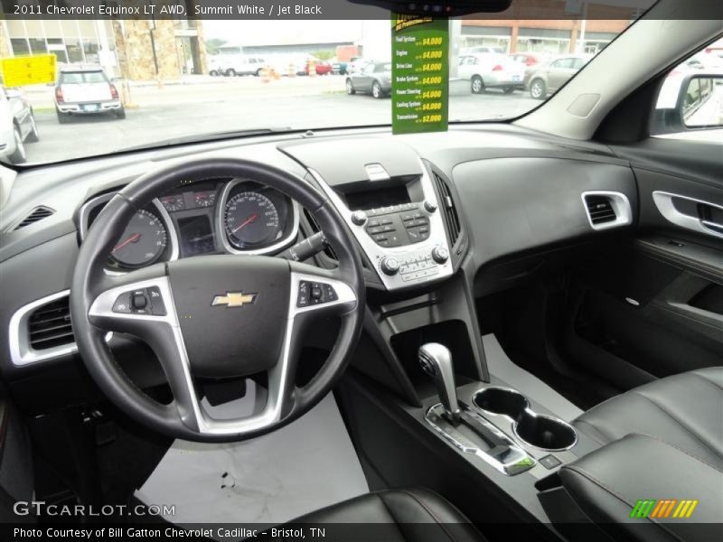 Summit White / Jet Black 2011 Chevrolet Equinox LT AWD