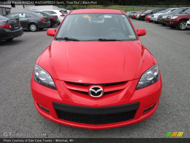 True Red / Black/Red 2009 Mazda MAZDA3 MAZDASPEED3 Sport