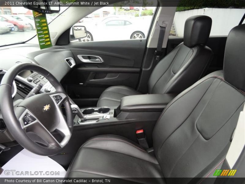 Summit White / Jet Black 2011 Chevrolet Equinox LT AWD