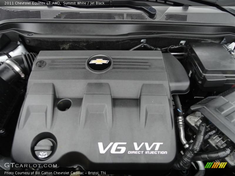 Summit White / Jet Black 2011 Chevrolet Equinox LT AWD