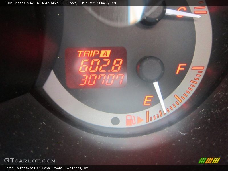 True Red / Black/Red 2009 Mazda MAZDA3 MAZDASPEED3 Sport