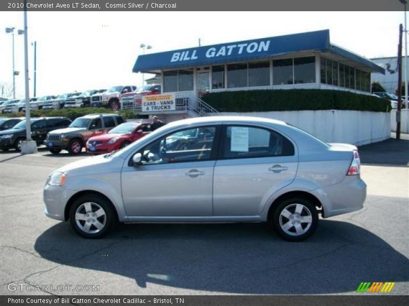 Cosmic Silver / Charcoal 2010 Chevrolet Aveo LT Sedan