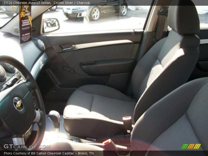 Cosmic Silver / Charcoal 2010 Chevrolet Aveo LT Sedan