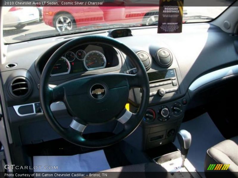 Cosmic Silver / Charcoal 2010 Chevrolet Aveo LT Sedan