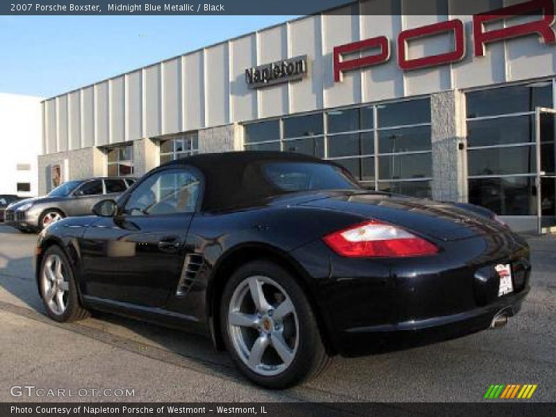 Midnight Blue Metallic / Black 2007 Porsche Boxster