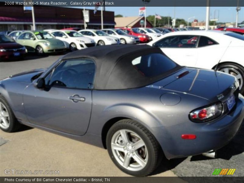 Galaxy Gray Mica / Black 2008 Mazda MX-5 Miata Roadster
