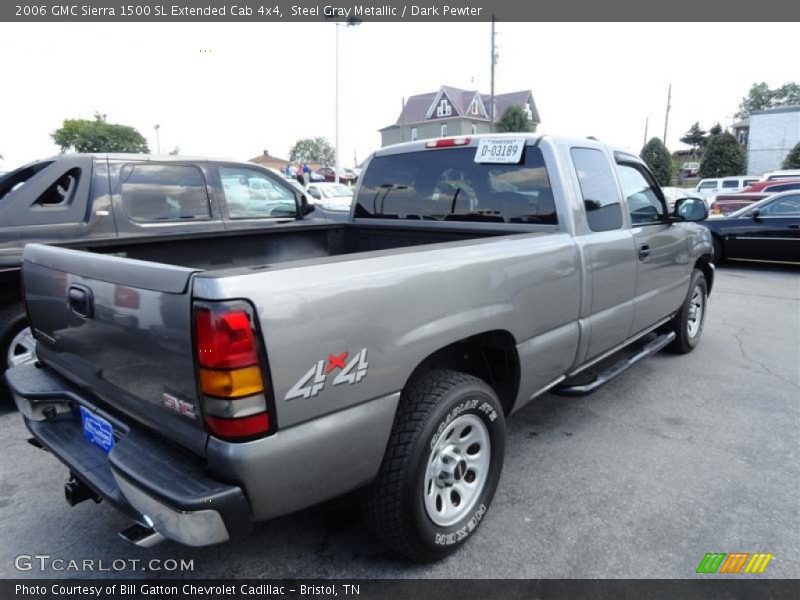Steel Gray Metallic / Dark Pewter 2006 GMC Sierra 1500 SL Extended Cab 4x4