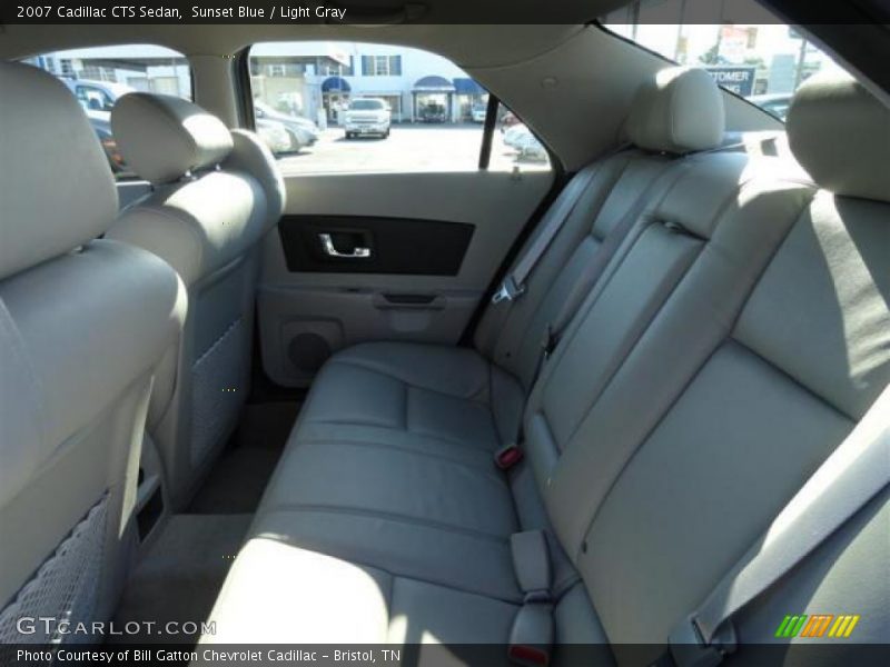 Sunset Blue / Light Gray 2007 Cadillac CTS Sedan